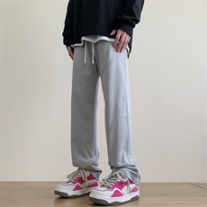 港风秋冬酷丝棉美式高街宽松休闲长裤男K23317-P40，男装休闲裤，星座717