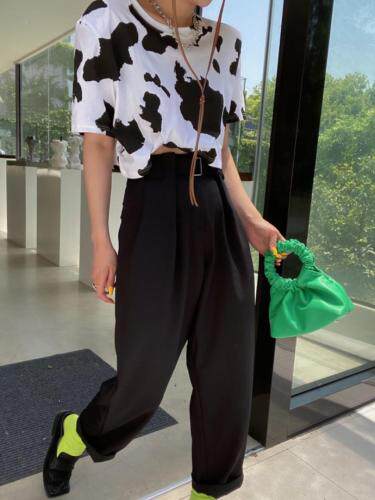 夏季新款 奶牛T,女装,MAIDEN