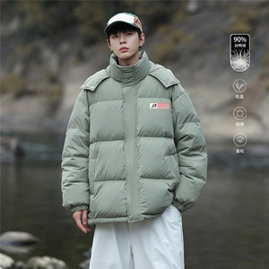 港风23新款冬季时尚百搭连帽加厚羽绒服外套YR63603P225控298