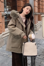 大量现货主推加色25新冬派克服毛毛内胆2D044-877-P195-K268，女装派克服，2D044