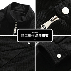 秋季美式复古重磅灯芯绒夹克潮牌宽松休闲上衣外套Q5563-P68，男装夹克，星座610（原A335）