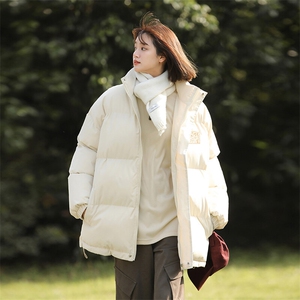 现货 抖音得物可供视频 冬季三防加厚羽绒棉衣外套面包棉服 81151图片