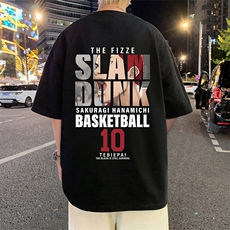 T689大码宽松纯棉运动圆领体恤衫oversize短袖T恤男重磅T，男装T恤，星座304A-1