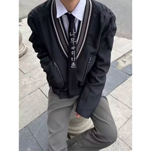 学院风制服dk男生西装套装初中高中休闲西服成人礼毕业班服外套潮图片