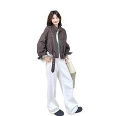 新款，麂皮绒外套2B113-2539-P165-K248，女装短外套，2B113
