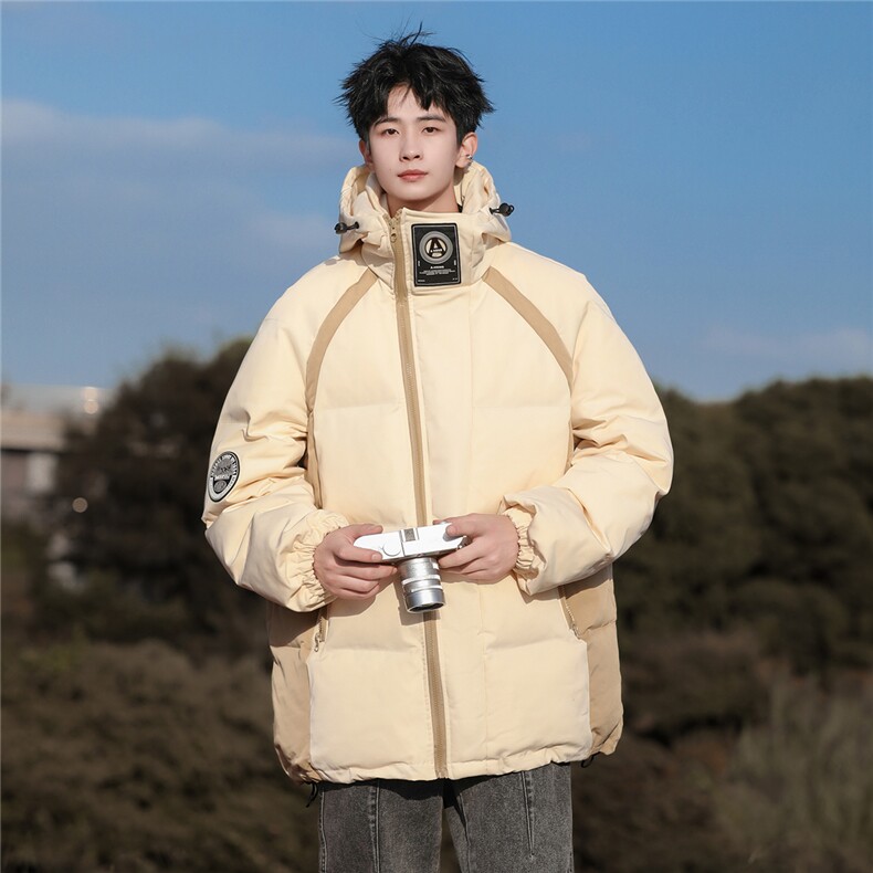 加棉加厚棉服潮港风连帽棉衣外套男女XMY239-P125控168抖音控188,男装棉衣,电商B370