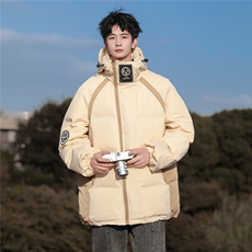 加棉加厚棉服潮港风连帽棉衣外套男女XMY239-P125控168抖音控188，男装棉衣，电商B370