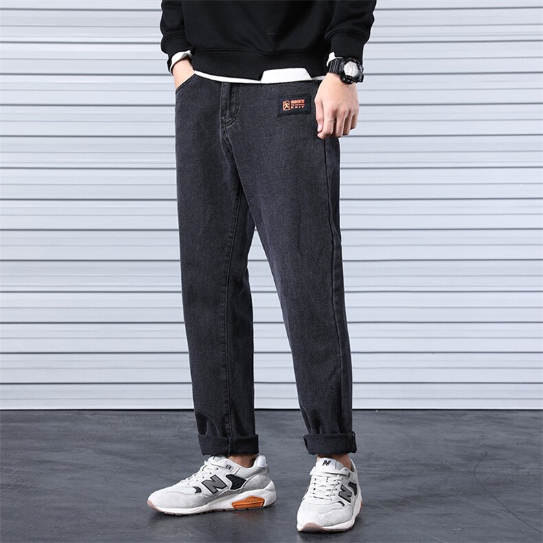 202春秋新款男港风牛仔裤QT5032-1_6848_P35,男装牛仔裤,星座1516-1