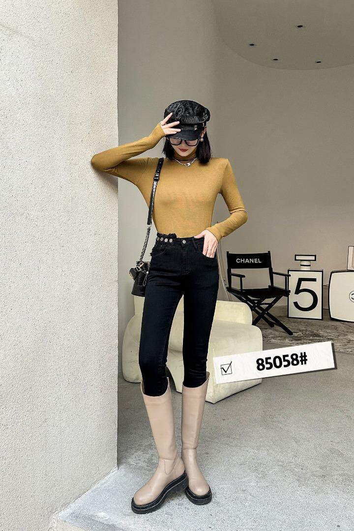 植绒小脚裤，其它，QZFF 秋子风帆