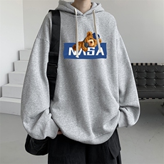 连帽卫衣男大码运动服帽衫外套WY2247-P35加绒款-P40，男装卫衣，电商A040