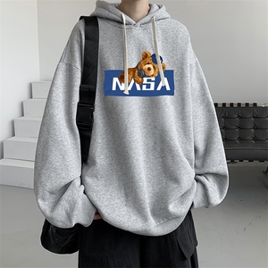 连帽卫衣男大码运动服帽衫外套WY2247-P35 加绒款-P40图片