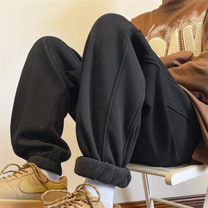 A129-K709特批45 高品质加绒卫裤在在仓现货,男装休闲裤,电商A129