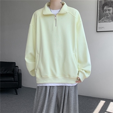 现货DSA059-WY10171-特p46控78立领半拉链大码百搭卫衣，男装卫衣，电商A059
