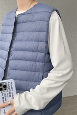 8XL-M轻薄羽绒服马甲男背心内胆90白鸭绒马夹外套YRFC07P98控138，男装背心/马甲，电商D206-1