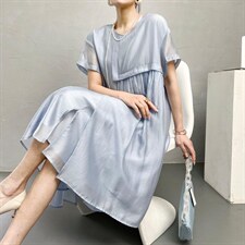 2022新款夏季韩版宽松连衣裙，显瘦遮肉款，女装连衣裙，序儿