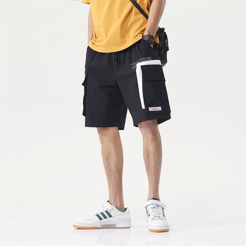 7XL~M码ins工装短裤男大码五分裤子2023夏季新品潮男胖子休闲，男装休闲裤，钱塘717(原712)