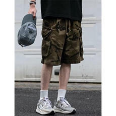 夏季工装短裤男潮牌ins宽松休闲中裤百搭韩版五分裤DK115p35，男装休闲裤，电商D315A