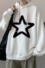 连帽卫衣男大码运动服帽衫外套WY2286-P35加绒款-P40，男装卫衣，电商A040