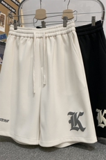 2024夏季新款重磅港风宽松五分裤男短裤X416b-1-DK386-P45限58，男装牛仔裤，星座416B-1