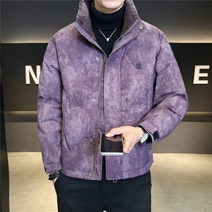 86850-M-3XL-P195 标50绒店主风冬季男士休闲渲染百搭羽绒服男图片