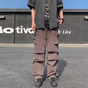 DCK119-P43山系男春秋新款防水户外登山裤休闲美式工装机能伞兵裤图片