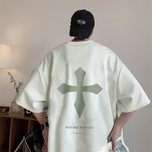 量大优可提供视频2024夏季麂皮绒短袖T恤D223A-LPT2422-P20图片