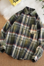 抖音直播高品质长袖格子衬衫男现货58元DS-C323-1-CS216-P38，男装衬衫，电商C323-1