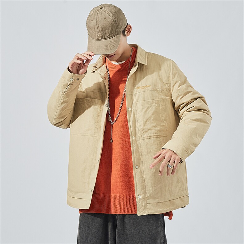 2021新款精品男士羽绒服冬季大码鸭绒加厚保暖夹克外套YR508/P190图片