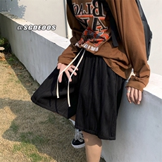 抖音品质优质款垂感褶皱冰丝短裤五分裤313A-1-KK275-P45控价58，男装休闲裤，星座808A-1