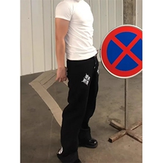春秋季黑色宽松百搭直筒卫裤运动休闲长裤男款束脚裤N6655，男装休闲裤，星座1116A（原606A-3）