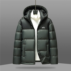 新款休闲户外山系男士羽绒服加厚防寒拼色刺绣309B-3-Y062-P210，男装羽绒服，星座1409-3