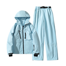 2025春季多巴胺穿搭防泼水滑雪服套装中性风M42+K1002J加绒-P240，男装休闲套装，电商A001-1