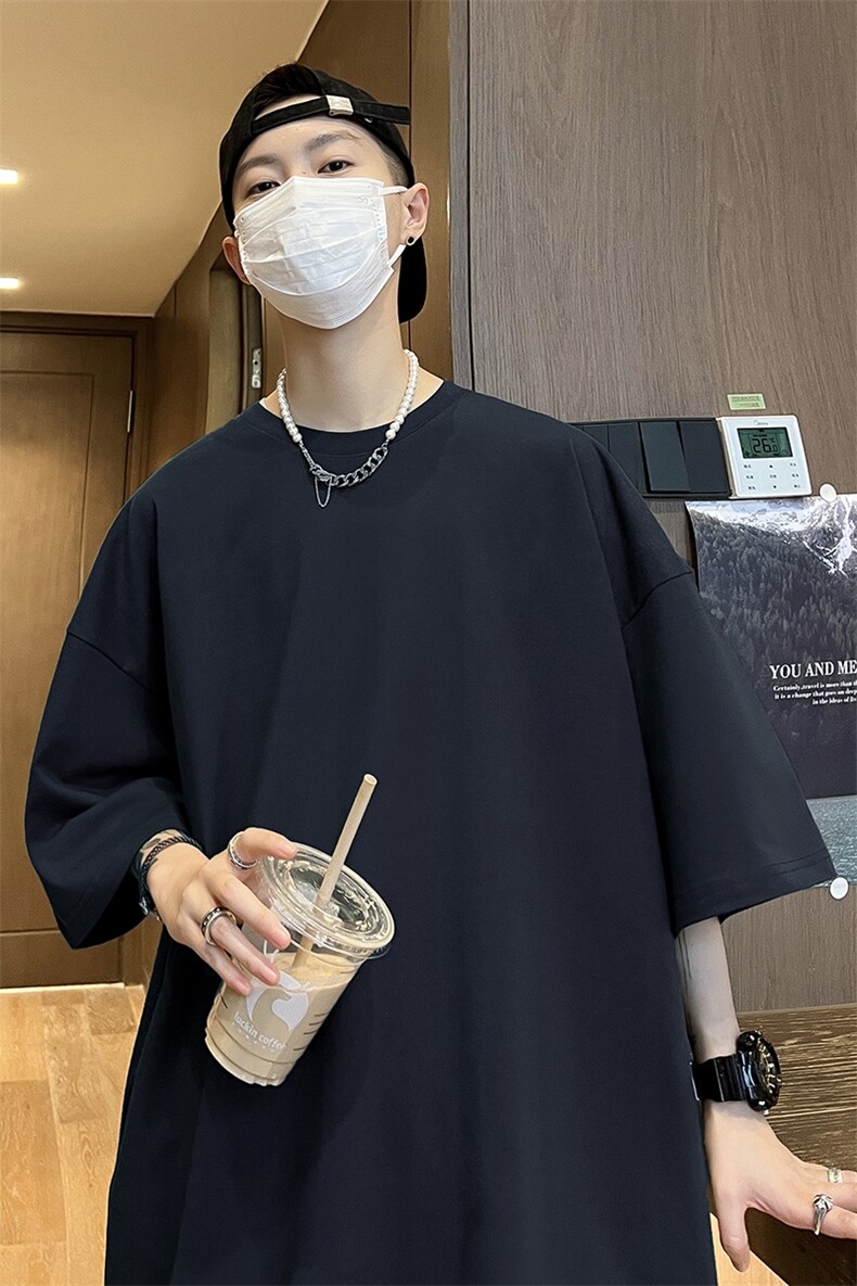 量大优可提供视频2024夏新款美式短袖T恤D223A-T888-P18,男装T恤,电商019-1