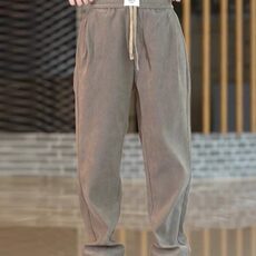 2025春季新款男士休闲裤潮流时尚百搭弹力韩版阔腿简约宽松直筒裤，男装休闲裤，电商B212（原钱塘6029）