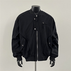 春秋季美式复古工装飞行员夹克男短款外套潮牌棒球服2072P95，男装夹克，星座410-2