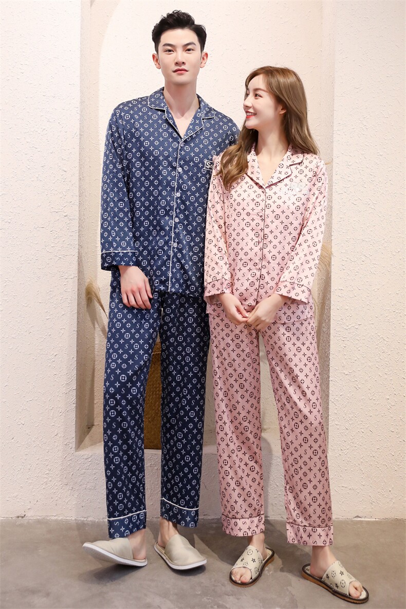 2021夏装家居服情侣装简约气质时尚百搭印花,女装套装/套裙,媚琳依坊