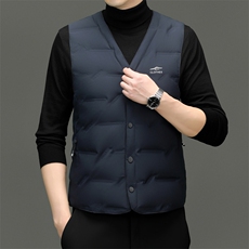 冬季羽绒马甲男外套2026年新款高端立领保暖羽绒服潮服马夹，男装羽绒服，钱塘6003（原4033）