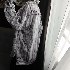 慵懒港风花衬衫男潮流垂感宽松情侣装长袖衬衣C331，男装衬衫，星座1116A（原606A-3）