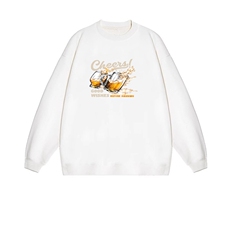 2025年秋季套头套头长袖啤酒，女装卫衣/绒衫，花可