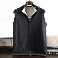 2025双面马甲男款舒适百搭，男装针织衫/毛衣，端硕羊绒