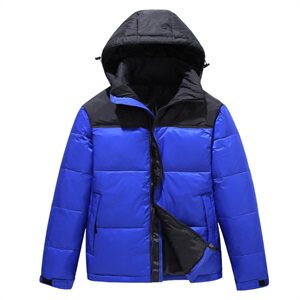 2020电商B247冬季新款休闲羽绒服保暖抗寒短款拼色男士2010-P190图片