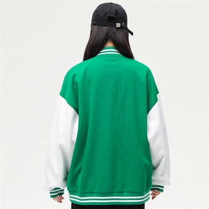春秋季棒球服外套新款ins潮情侣学生休闲针织夹克A305-DF32-P75图片
