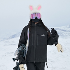 春季户外防水防风滑雪服男女同款加厚保暖休闲登山服外套M77-P160，女装短外套，电商A001