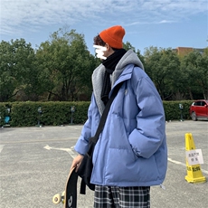 B225-W1016-X158-P126-聚酯纤维-假两件羊糕毛棉衣-大量现货，男装棉衣，电商B225