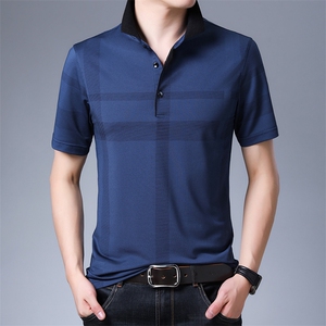 Z178 2021夏季新款T恤衫男POLO衫短袖翻领图片
