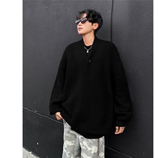 秋冬韩版慵懒风针织开衫男士休闲百搭纽扣开衫外套上衣男M6042，男装针织衫/毛衣，星座506