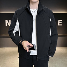 店主风休闲夹克男2025秋款时尚拼接外套男上衣潮B317/8621/P115，男装夹克，电商B317
