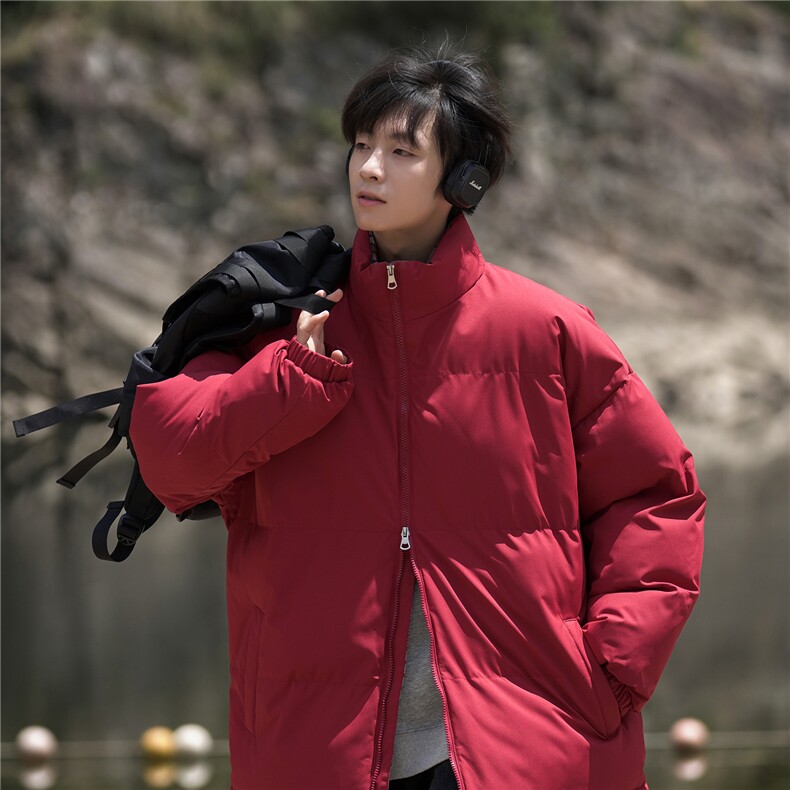 抖音得物美式潮流高品质格子三防加厚羽绒棉衣外套棉服MY5555-P68,男装棉衣,星座610B-1