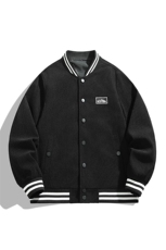复古日系潮牌棒球服春秋季新款刺绣灯芯绒夹克外套男青年JK85-P50，男装夹克，星座1403A