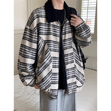 1506-1/JW051森普服装/P64小香风格纹工装夹克男士高级感外套上衣，男装夹克，星座1506-1